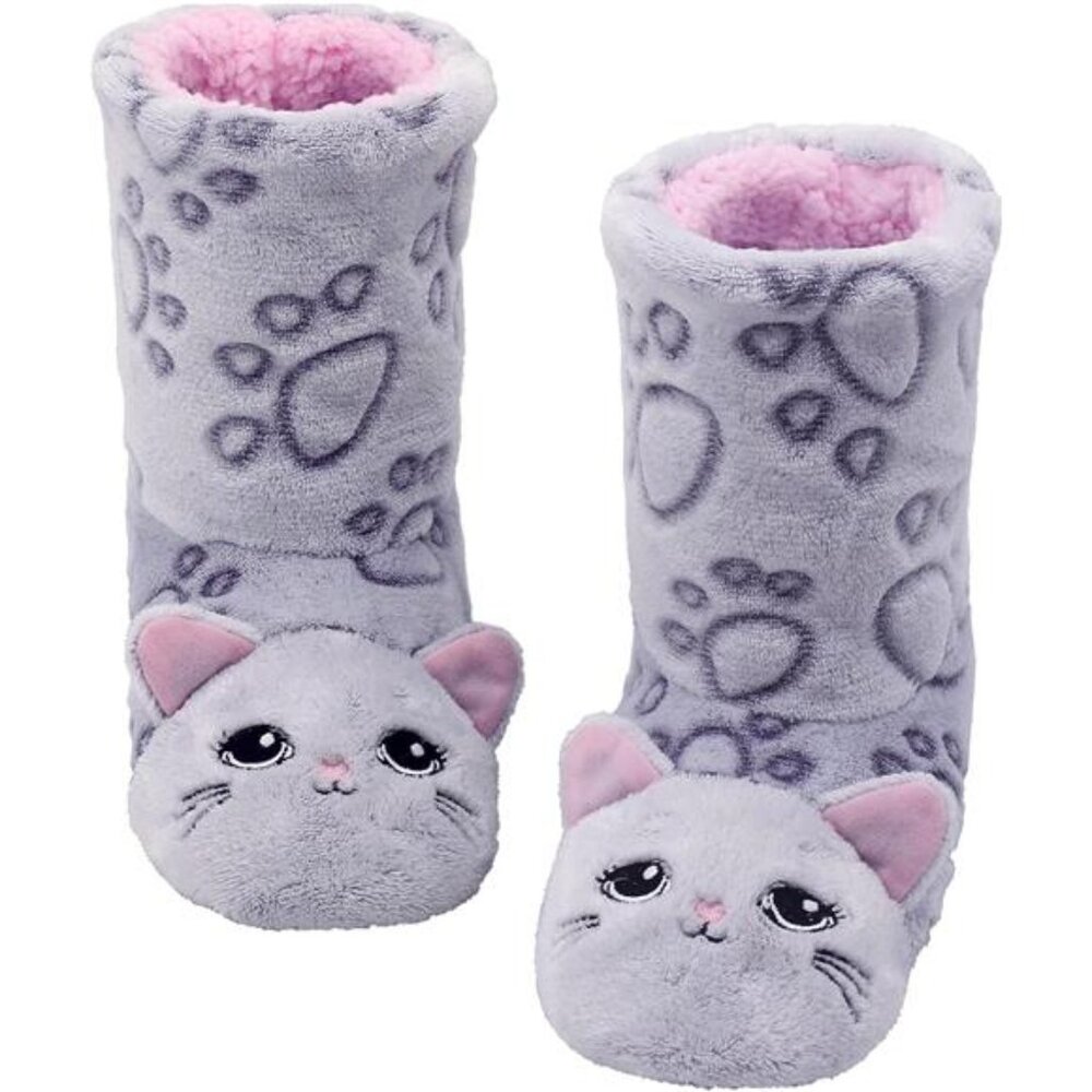 Panda Bros Slipper Socks for Women Cozy Warm Lined Fuzzy Sock Slippers